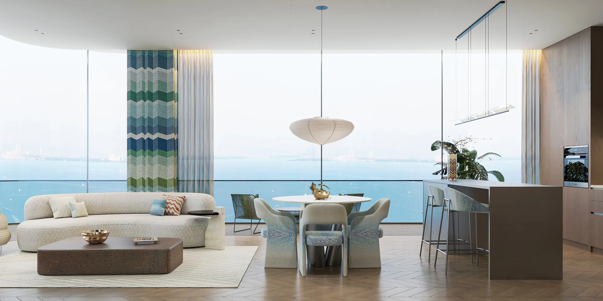 2 Bedroom residence interior