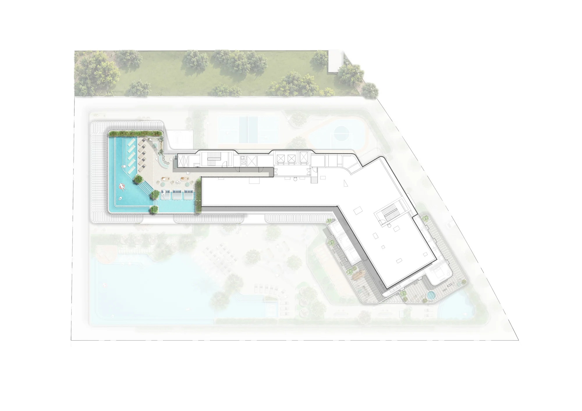Sky Deck plan, Rooftop